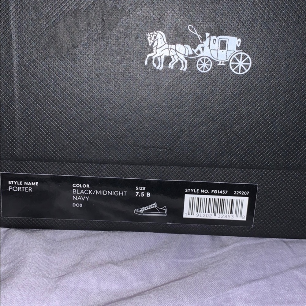 Coach Porter Black/Midnight Navy Sneaker - Picture 5 of 5